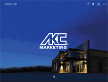 Tablet Screenshot of akcmarketing.com